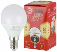 Светодиодная лампа ЭРА Eco LED P45-6W-827-E14