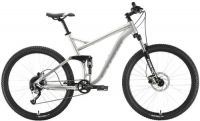 Горный велосипед Stark Tactic 27.5 FS HD 20"/2020, серебристый/серый (H000016248)