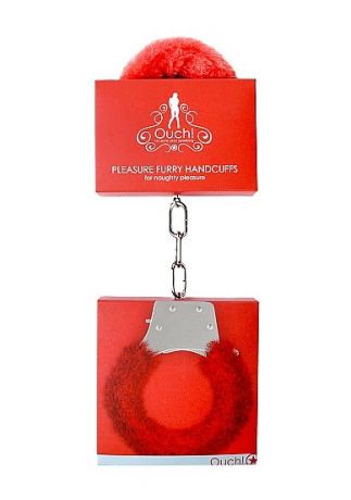 Наручники Furry Pleasure Handcuffs Red