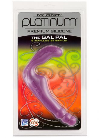 Безремневой страпон Gal Pal - Purple