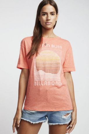 Футболка женская Billabong Lost In Adventure (857 (Coral Kiss), M)