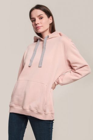 Толстовка URBAN CLASSICS Ladies Oversize Hoody женская (Light Rose/Grey, L)