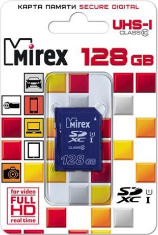 Карта памяти Mirex SDXC 128Gb 13611-SD10C128