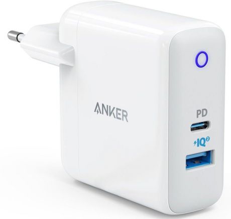 Сетевое зарядное устройство Anker Powerport 2 30Вт A2321321 (белый)