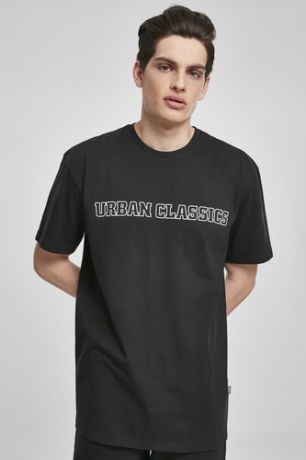 Футболка URBAN CLASSICS Big Logo Oversized Tee (Black, 2XL)