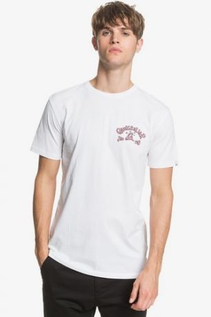 Мужская футболка QUIKSILVER Lullaby Beach (WHITE (wbb0), XL)