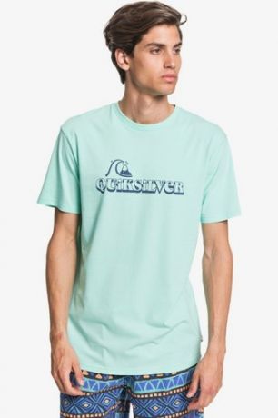 Мужская футболка QUIKSILVER Lost Sparks (BEACH GLASS (gcz0), L)