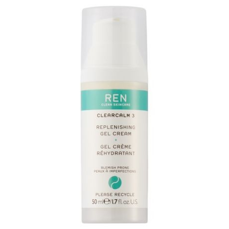 REN Clean Skincare CLEARCALM 3 Успокаивающий гель-крем для лица для проблемной кожи