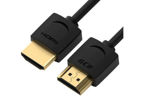 Аксессуар Greenconnect Slim HDMI M/M v2.0 20cm Black GCR-51593