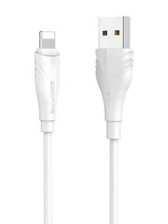 Аксессуар Borofone BX18 Optimal USB - Lightning 3m White УТ000021819