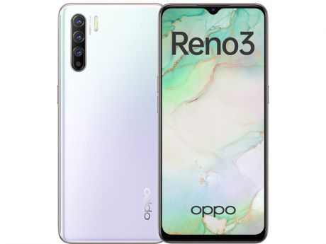 Сотовый телефон Oppo Reno 3 8/128Gb White Выгодный набор + серт. 200Р!!!