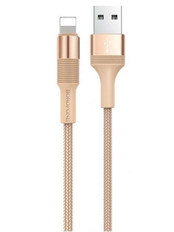 Аксессуар Borofone BX21 Outstanding USB - Lightning 2.4A Gold УТ000021820