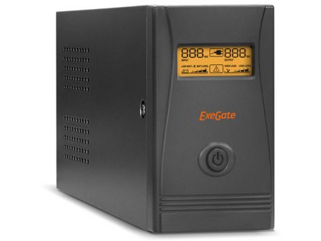 Источник бесперебойного питания ExeGate Power Smart ULB-650.LCD.AVR.Euro EP285568RUS