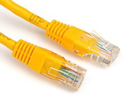 Сетевой кабель Ripo UTP сat.5e RJ45 1.0m Yellow 003-300022