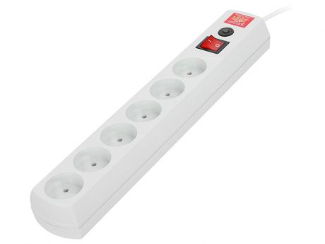 Сетевой фильтр Most LR 6 Sockets 1.7m White