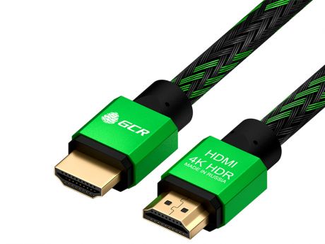 Аксессуар Greenconnect Bicolor HDMI v2.0 0.3m Green GCR-52288