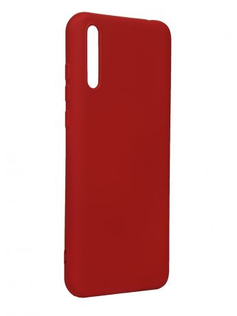 Чехол DF для Huawei Y8p Silicone Red hwOriginal-16