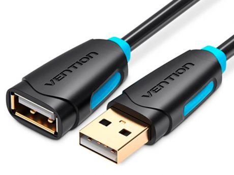Аксессуар Vention USB 2.0 AM - AF 1.0m CBCBF