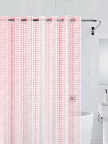 Шторка Bath Plus 3D 180x200cm Pink NFD-3D-pink