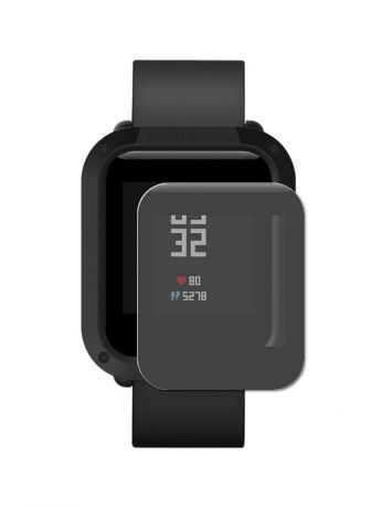 Аксессуар Ультратонкое полимерное стекло Barn&Hollis для Amazfit BIP 3D Black УТ000022755