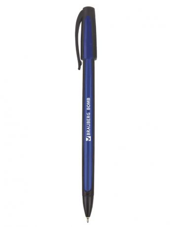 Ручка шариковая Brauberg Bomb GT корпус Blue-Black, стержень Blue 143345