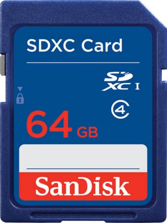 Карта памяти 64Gb - Sandisk - Secure Digital XC Class 4 SDSDB-064G-B35