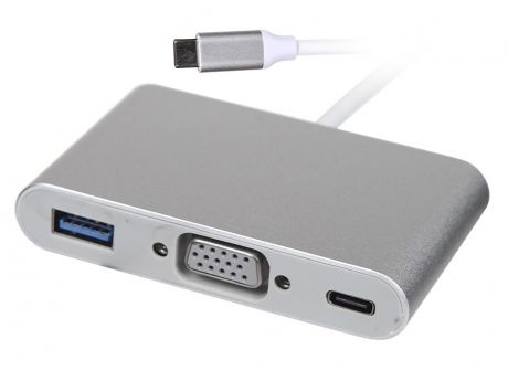 Хаб USB Palmexx USB-C - VGA+USB 3.0+USB-C PX/HUB-057