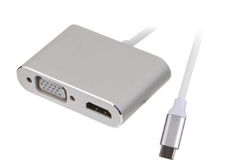 Хаб USB Palmexx USB-C - HDMI+VGA PX/HUB-018