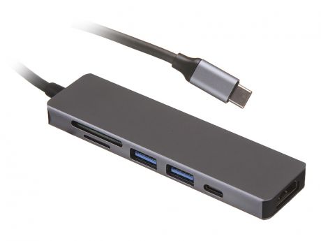 Хаб USB Palmexx 6в1 USB-C - HDMI+2xUSB 3.0+USB-C+CR PX/HUB-004