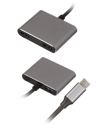 Хаб USB Palmexx 4в1 USB-C - 2xHDMI+USB 3.0+USB-C PX/HUB-002