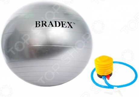 Мяч гимнастический с насосом Bradex «Анти-взрыв»