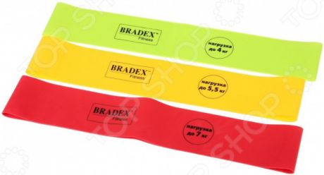 Набор эспандеров Bradex «Фитнес резинки»