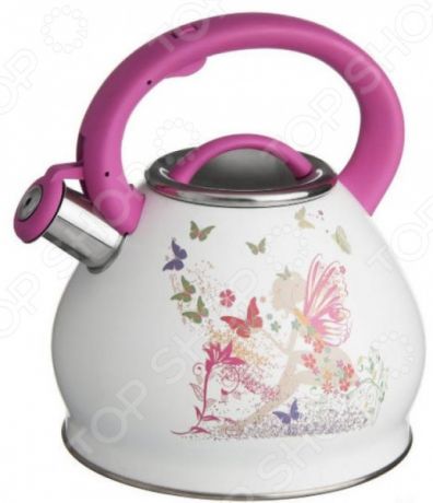 Чайник со свистком и термо-рисунком Катунь «Бабочки»