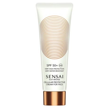 Sensai Silky Bronze Cellular Protective Cream For Face SPF50+ Солнцезащитный крем для лица SPF50+