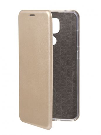 Чехол Innovation для Xiaomi Redmi Note 9 Silicone Book Gold 17798