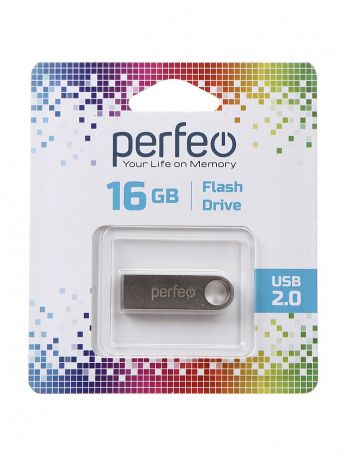 USB Flash Drive 16Gb - Perfeo M07 Metal Series PF-M07MS016