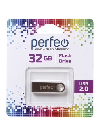 USB Flash Drive 32Gb - Perfeo M07 Metal Series PF-M07MS032