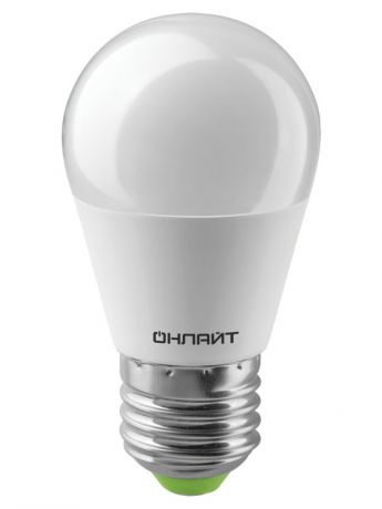 Лампочка ОнЛайт LED E27 10W 230V 2700K OLL-G45-10-230-2.7K-E27 61 968 / 82 912