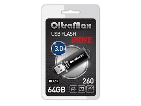 USB Flash Drive OltraMax 260 64GB Black