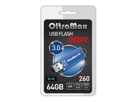 USB Flash Drive OltraMax 260 64GB Blue