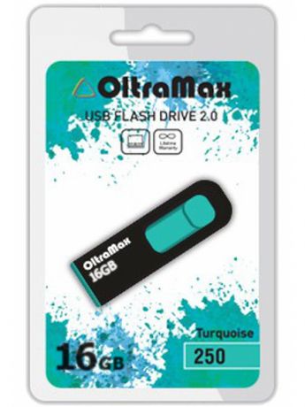 USB Flash Drive 16Gb - OltraMax 250 OM-16GB-250-Turquoise