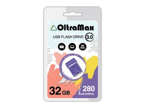 USB Flash Drive 32Gb - OltraMax 280 OM-32GB-280-Blue Purple