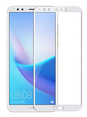 Защитный экран Red Line для Huawei Honor 7A Pro / 7C / Y6 2018 / Y6 Prime 2018 Full Screen Tempered Glass Full Glue White УТ000021754