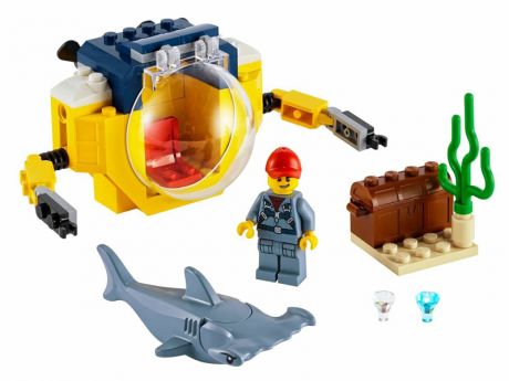 Конструктор Lego City Океан: Мини-подлодка 41 дет. 60263
