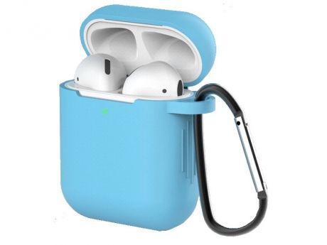 Чехол Eva для APPLE AirPods 1/2 Light Blue CBAP40LBL