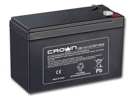 Аккумулятор для ИБП Crown CBT-12-7.2
