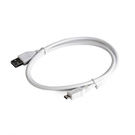 Аксессуар Gembird Cablexpert Pro USB 2.0 AM/microBM 5P 1m White CCP-mUSB2-AMBM-W-1M