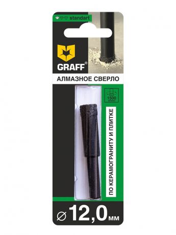 Сверло Graff Standart по керамограниту и плитке 12mm 781265