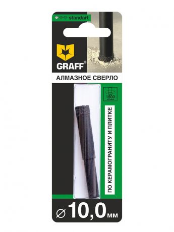 Сверло Graff Standart по керамограниту и плитке 10mm 781065