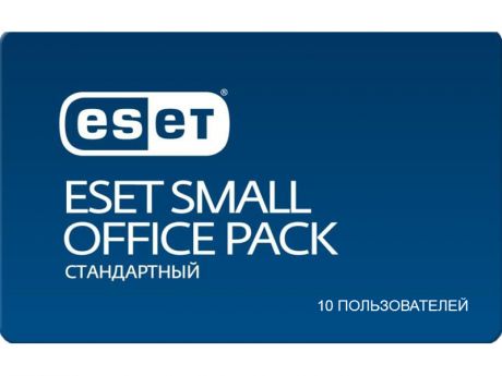 Программное обеспечение Eset NOD32 Small Office Pack Стандартный New для 10 пользователей NOD32-SOS-NS(CARD)-1-10